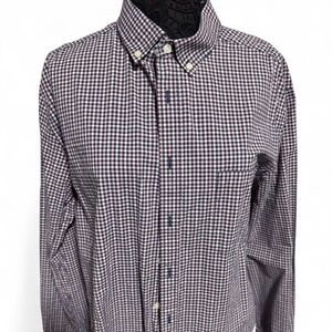 Goodfellow & Co Men's Checkered Shirt - Pink, Blue & White